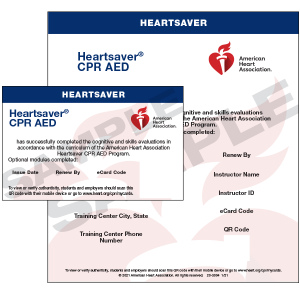 HeartSaver CPR/AED eCard